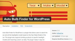 Version 2.5.2 Released of Auto Bulb Finder Plugin On WordPress.org